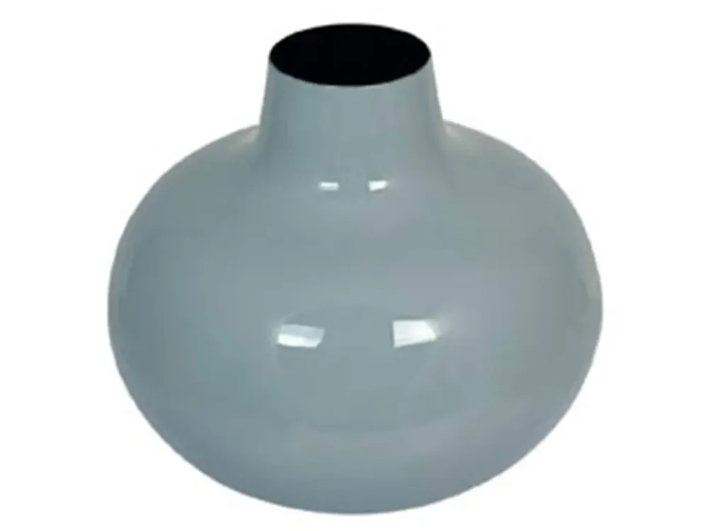 Kaheku Vase Morelia Hellgrau H: 18 cm  | Schubiger Möbel