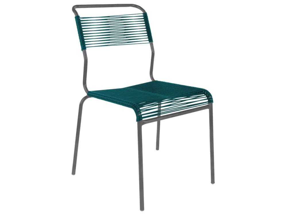 Schaffner Spaghetti-Stuhl Säntis Blau | Schubiger Möbel