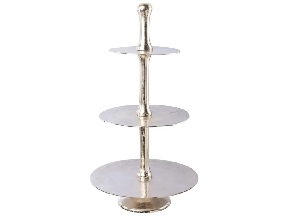 Gasper Etagere Aluminium, Silver H: 95 cm  | Schubiger Möbel