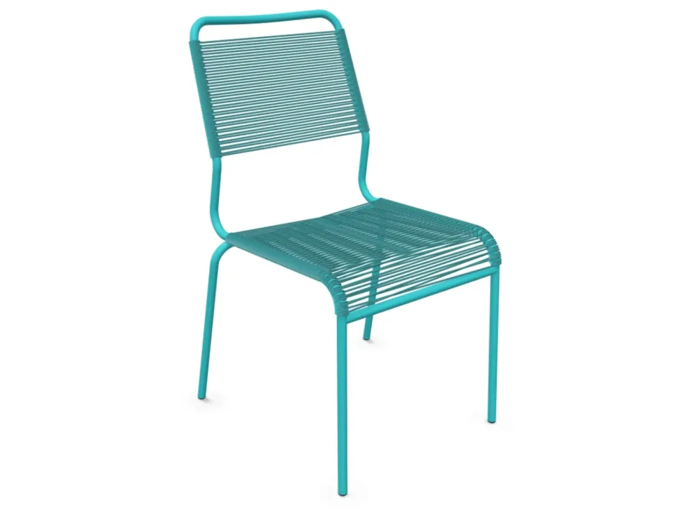 Schaffner Spaghetti-Stuhl Rigi Comfort Blau | Schubiger Möbel