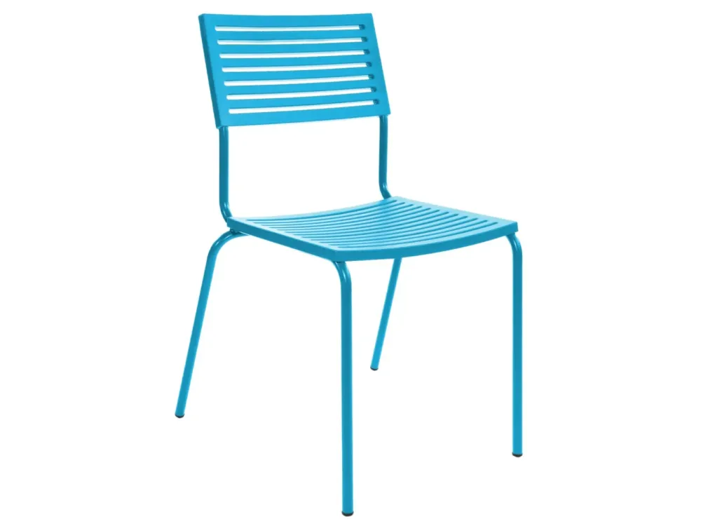 Schaffner Gartenstuhl Lamello Blau | Schubiger Möbel