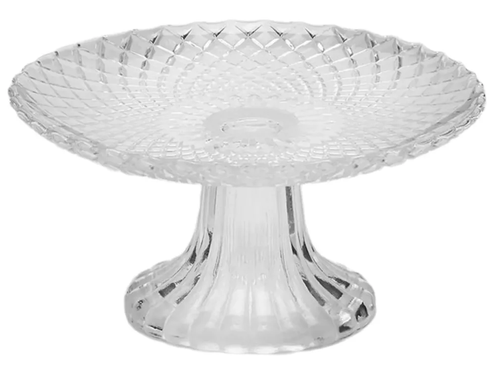 Edg Tortenplate Glas B: 7 cm  | Schubiger Möbel