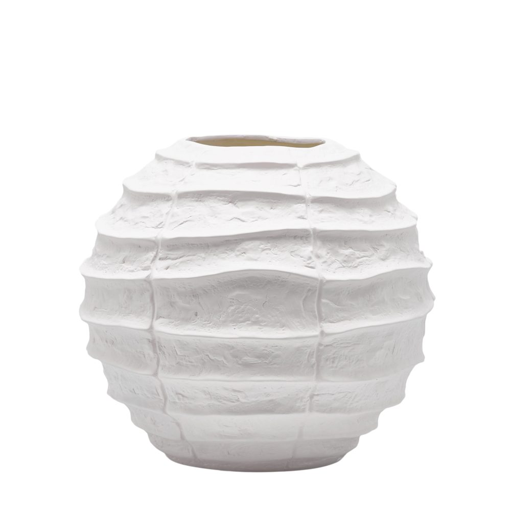 Edg Vase Deluxe Righe Porzellan H: 33 cm  | Schubiger Möbel