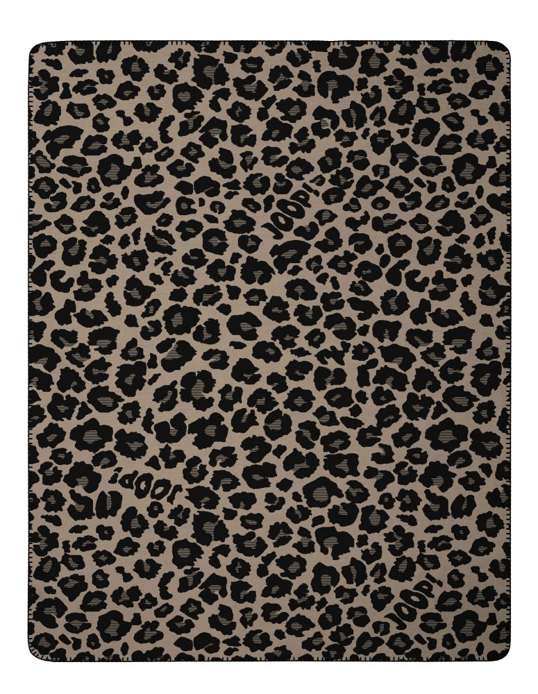 Biederlack Plaid Leo, Taupe 150x200 cm Braun | Schubiger Möbel