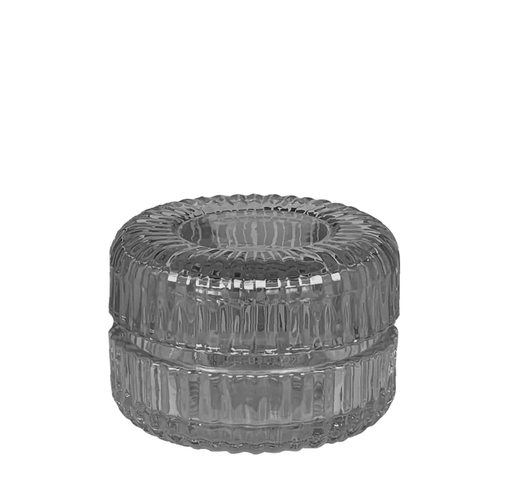 Kaheku Dose Vara, Lüster Grau H: 6 cm  | Schubiger Möbel