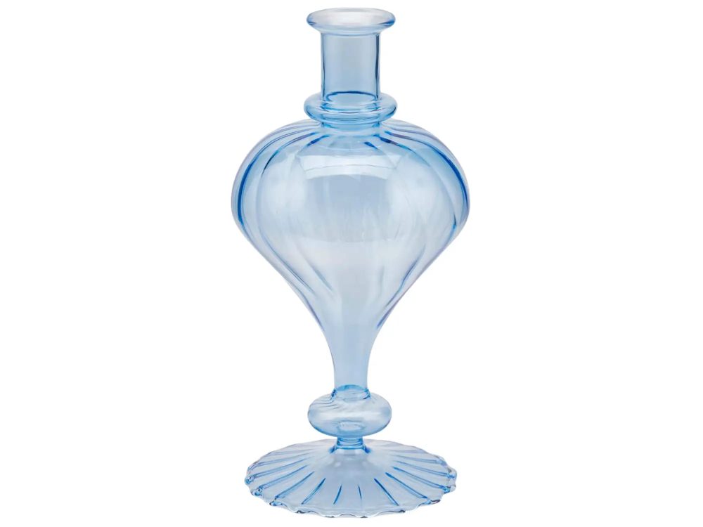 Edg Vase Einzelblume Hellblau H: 30 cm Blau | Schubiger Möbel