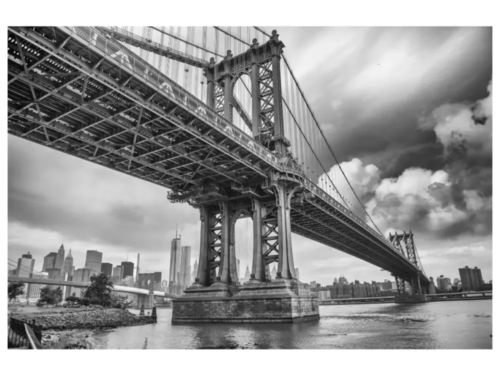 image LAND Digitaldruck auf Acrylglas Manhatten Bridge  | Schubiger Möbel