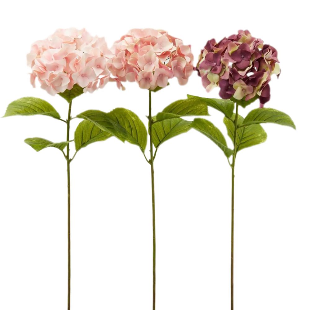 Edg Kunstblume Hortensien Ass. Rosa H: 76 cm  | Schubiger Möbel