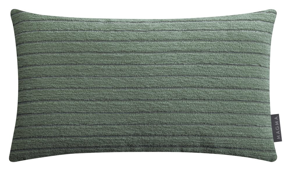 Magma Kissenhülle Stripy, Dunkelgrün 50x30 cm  | Schubiger Möbel
