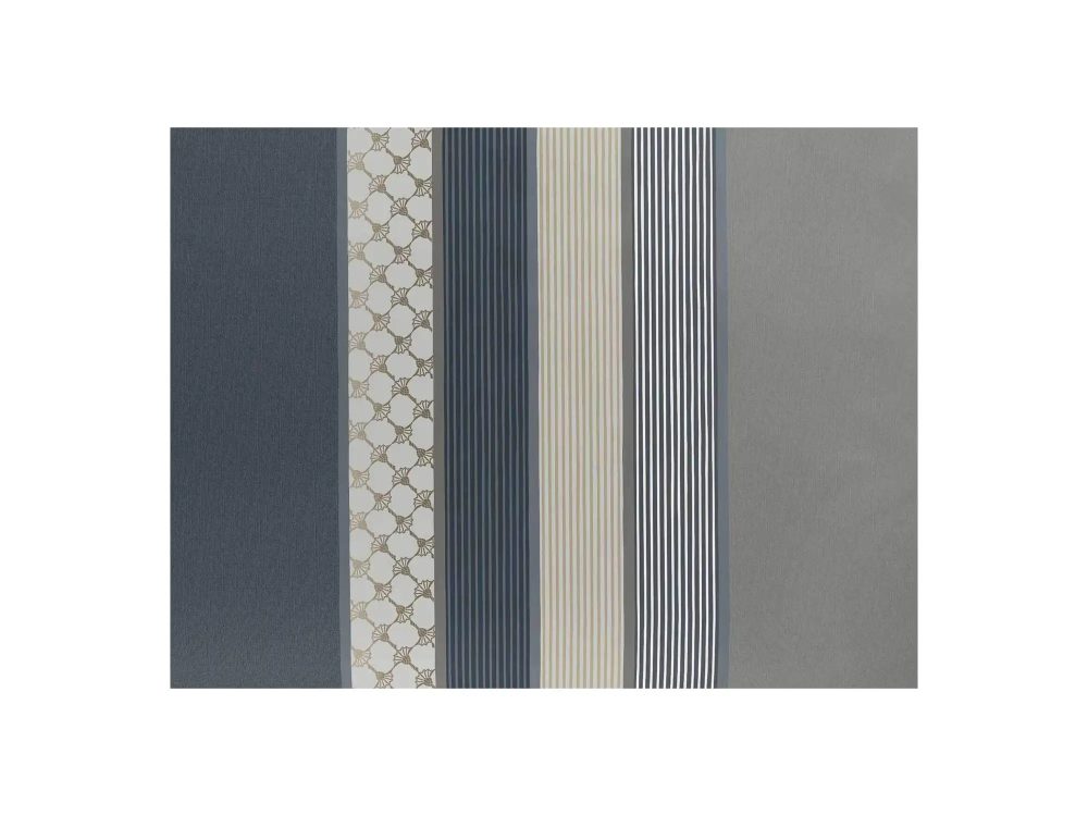Elegante Bettwäsche Cornflower Stripes Deep Coal Braun | Schubiger Möbel