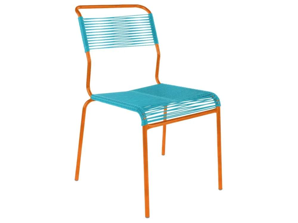 Schaffner Spaghetti-Stuhl Säntis Blau | Schubiger Möbel