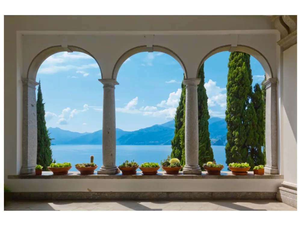 image LAND Alubild Wunderschöner Ausblick Auf Den See  | Schubiger Möbel