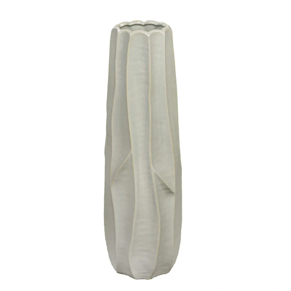 Gilde Vase Fortuna Keramik Grün H: 49 cm  | Schubiger Möbel
