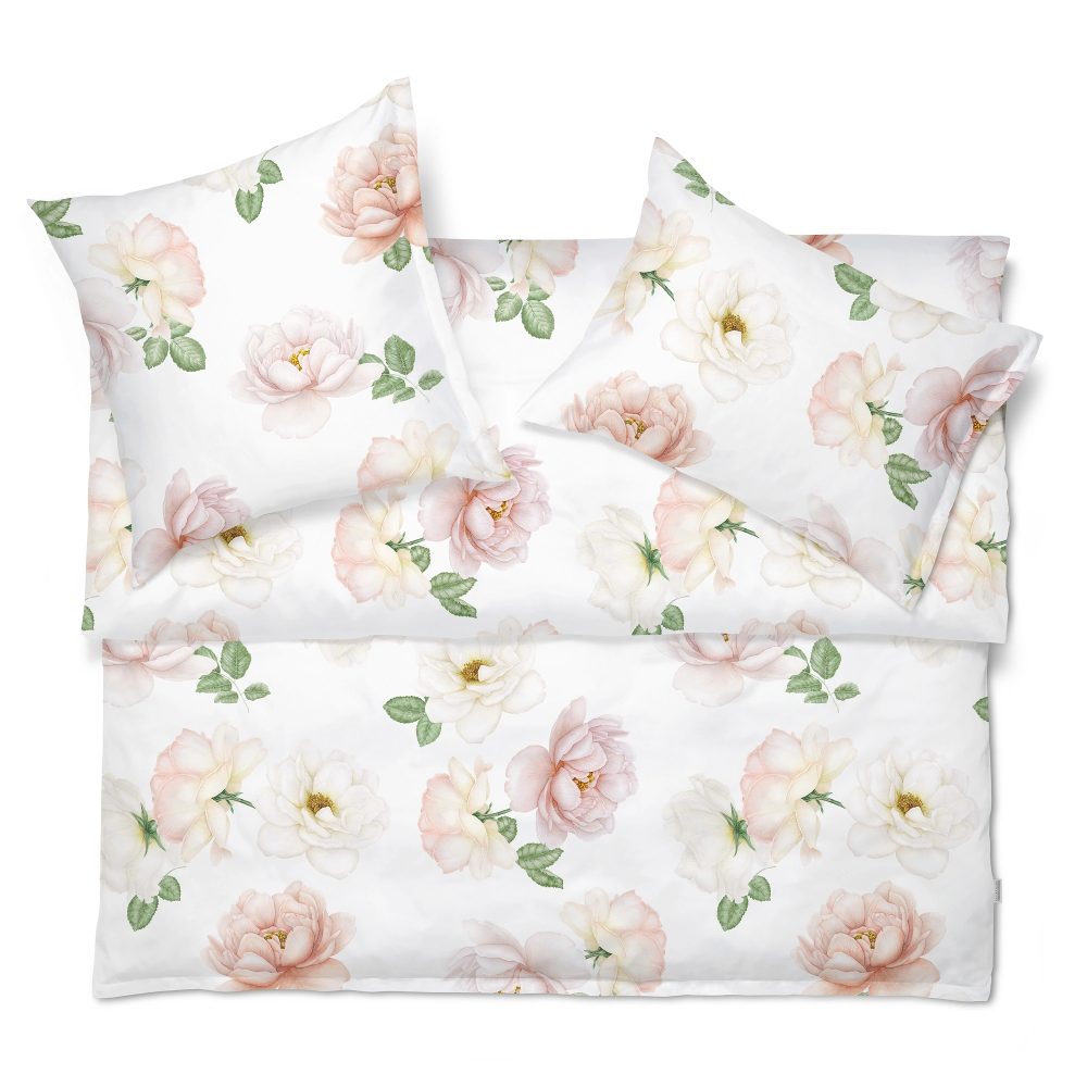 Schlossberg Bettwäsche Rose-Noblesse, Blanc  | Schubiger Möbel