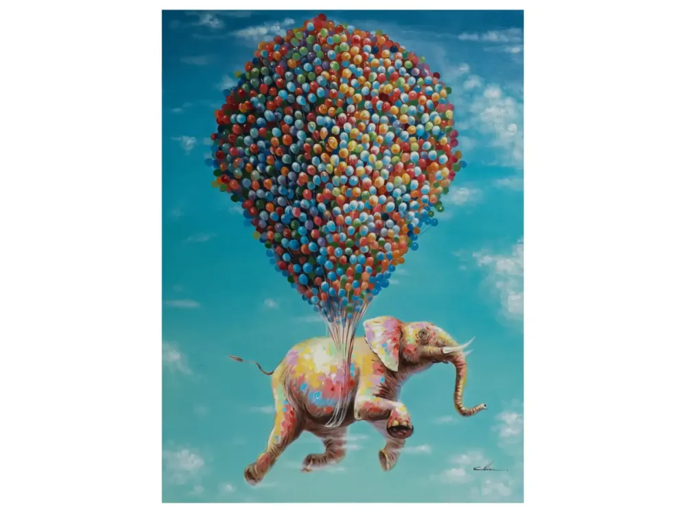 image LAND Bild Fliegender Elefant 40x60 cm  | Schubiger Möbel