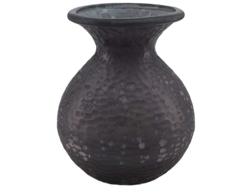 Decofinder Vase Glas Grau H: 25 cm  | Schubiger Möbel