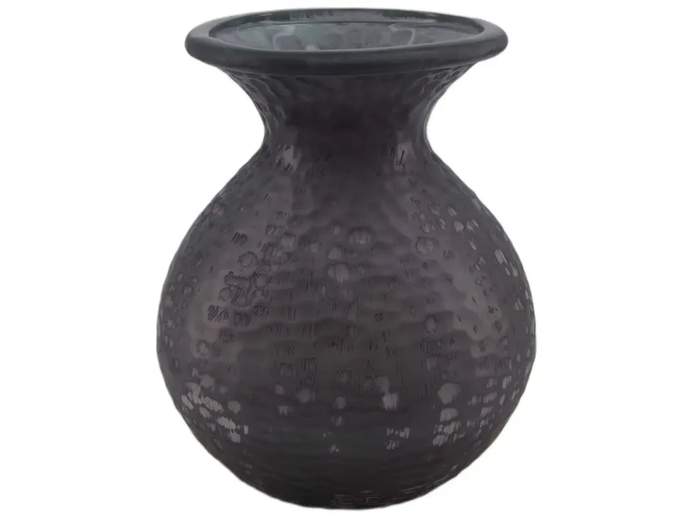 Decofinder Vase Glas Grau H: 25 cm  | Schubiger Möbel