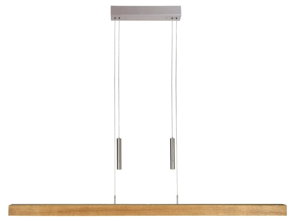 HerzBlut Balkenlampe Leana Eiche B: 121cm Beige | Schubiger Möbel