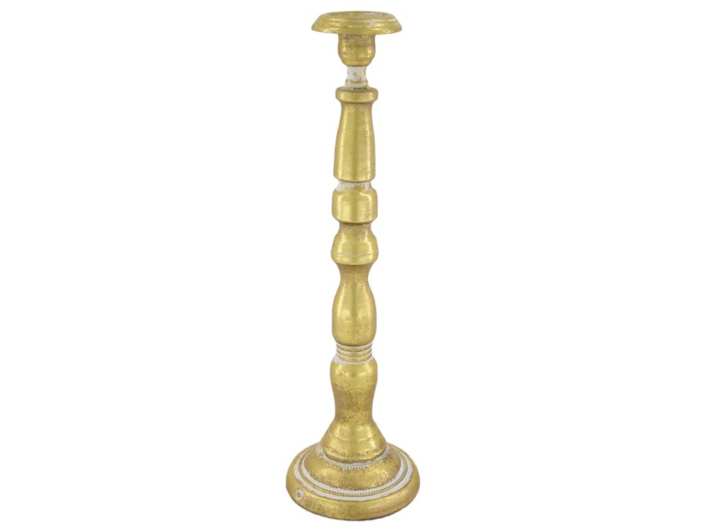 Decofinder Kerzenständer Metall Gold H: 38 cm  | Schubiger Möbel