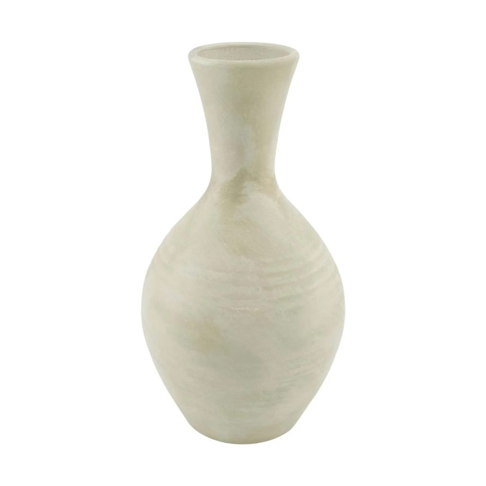 Decofinder Vase Keratsini Antikes Beige H: 35 cm  | Schubiger Möbel