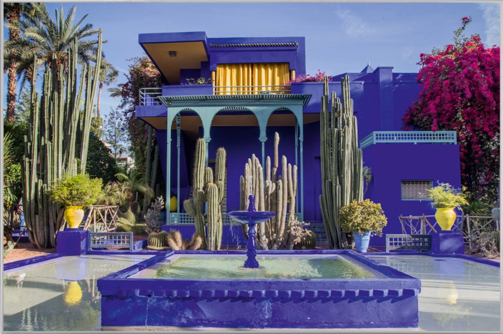 image LAND Bild mit Rahmen Garten in Marrakesch  | Schubiger Möbel