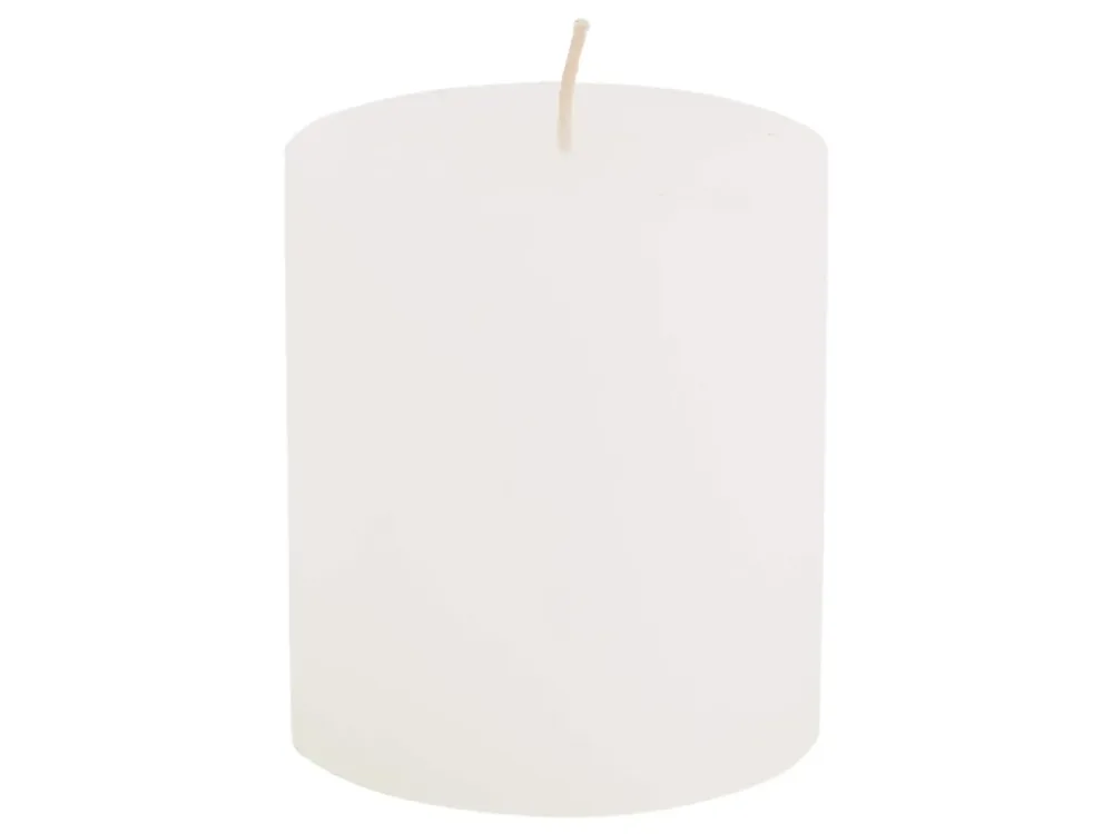 Kaheku Kerze Weiss 11 cm Weiss | Schubiger Möbel