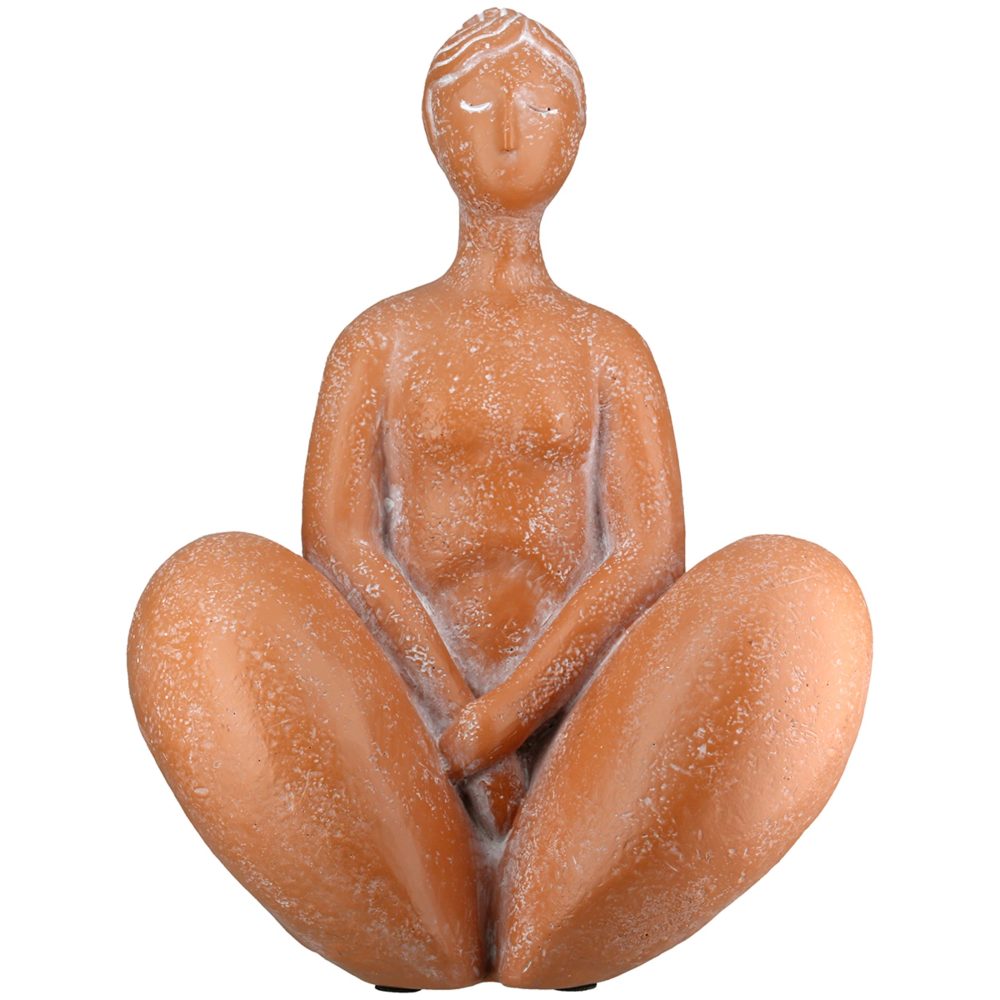 Gilde Figur Marcelle Orange H: 26 cm  | Schubiger Möbel