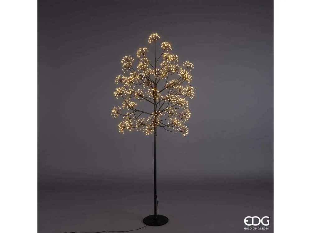 Edg Weihnachtsbaum Schwarz Auf Fuss 1568 Led H: 180 cm  | Schubiger Möbel