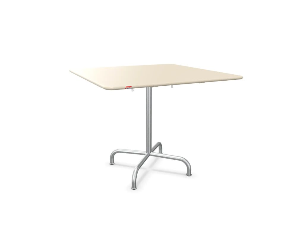 Schaffner Metall-Tisch Rigi Quadratisch Feuerverzinkt Beige | Schubiger Möbel