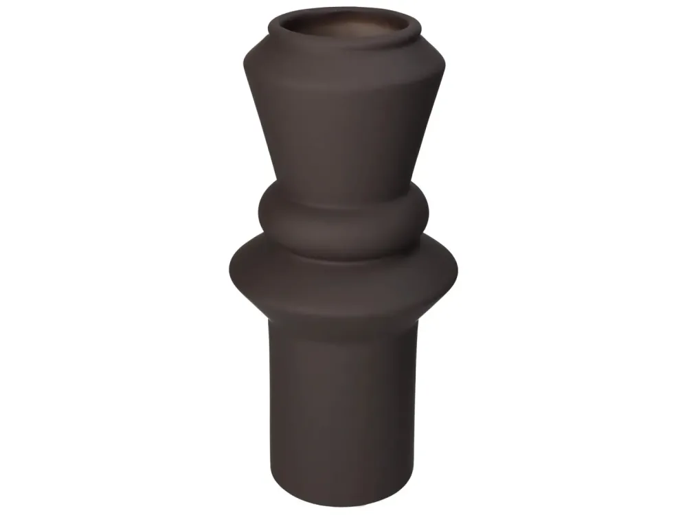 Kersten Vase Dunkelbraun H: 28 cm  | Schubiger Möbel