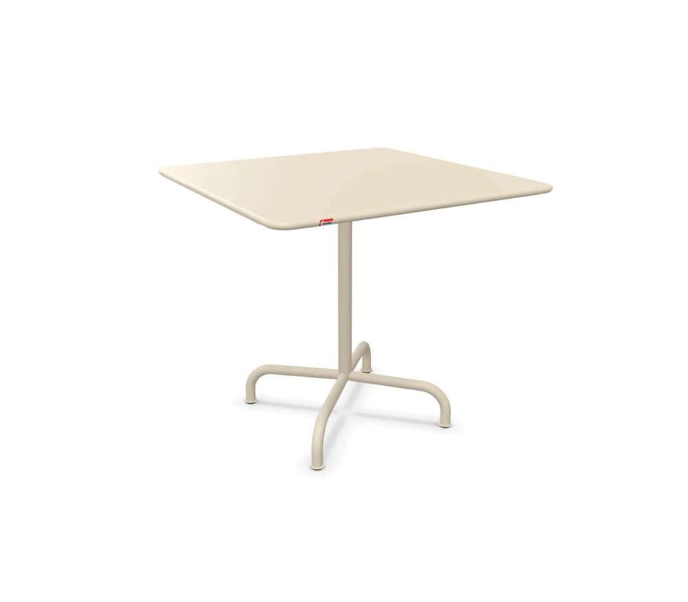 Schaffner Metall-Tisch Rigi Quadratisch Beige | Schubiger Möbel