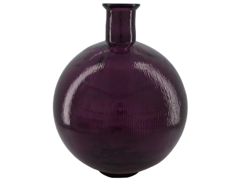 Decofinder Vase Glas Lila H: 42 cm  | Schubiger Möbel