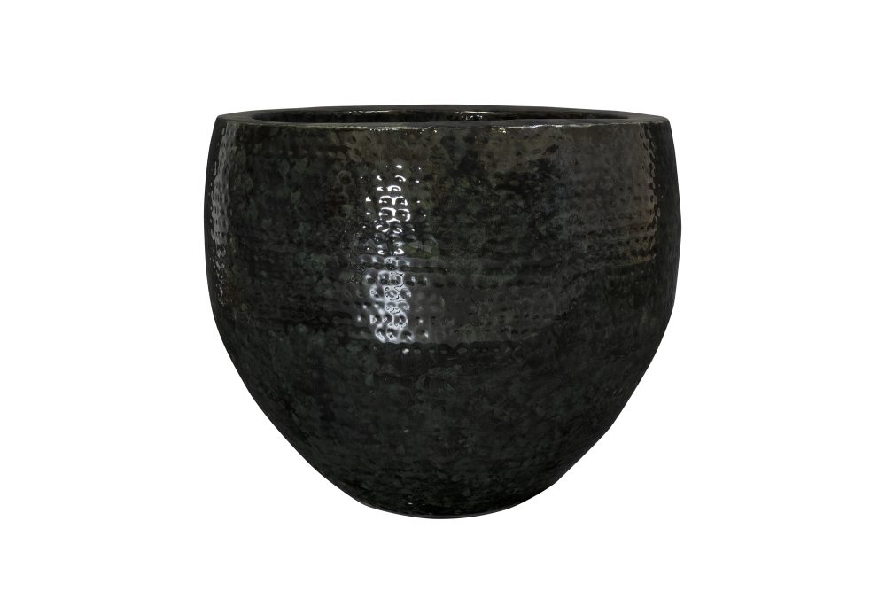 Decofinder Gefäss Thom, Metall, Schwarz H: 44 cm  | Schubiger Möbel