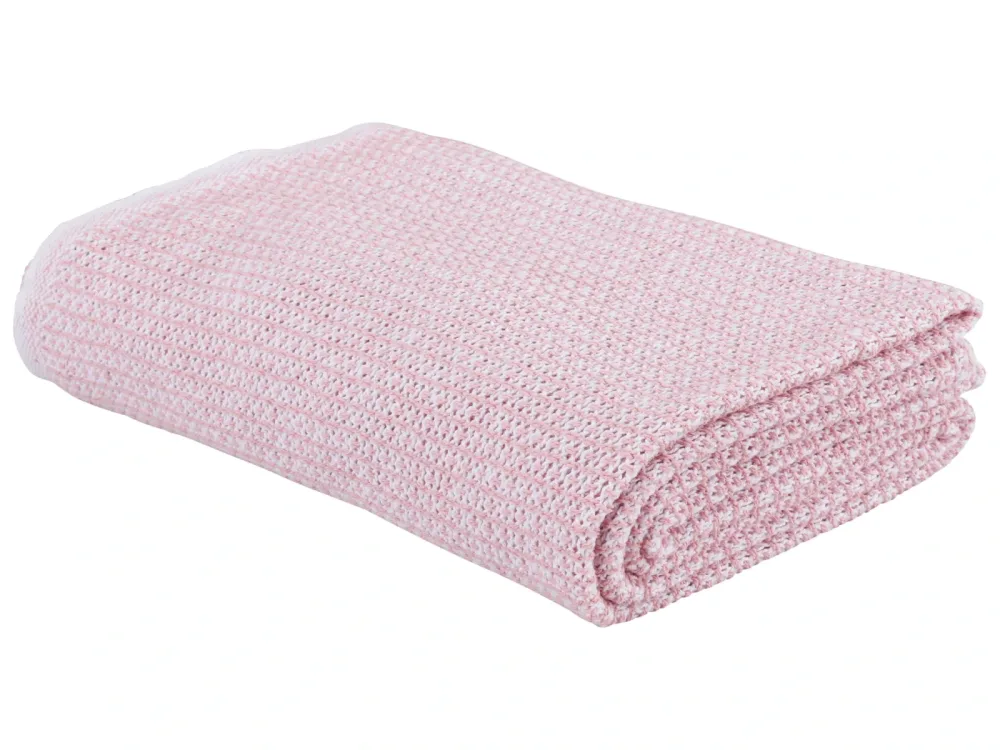 Eskitex AG Plaid Ascona Weiss/rose 150x210 cm  | Schubiger Möbel