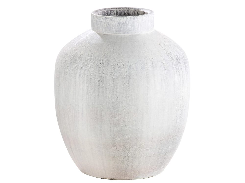 Gilde Vase Keramik Matt Antikweiss H: 35 cm  | Schubiger Möbel