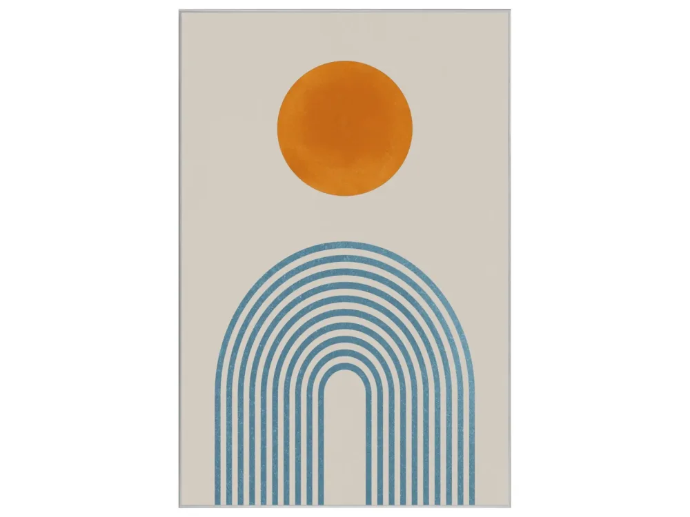 image LAND Bild mit Rahmen Orange Dot  | Schubiger Möbel