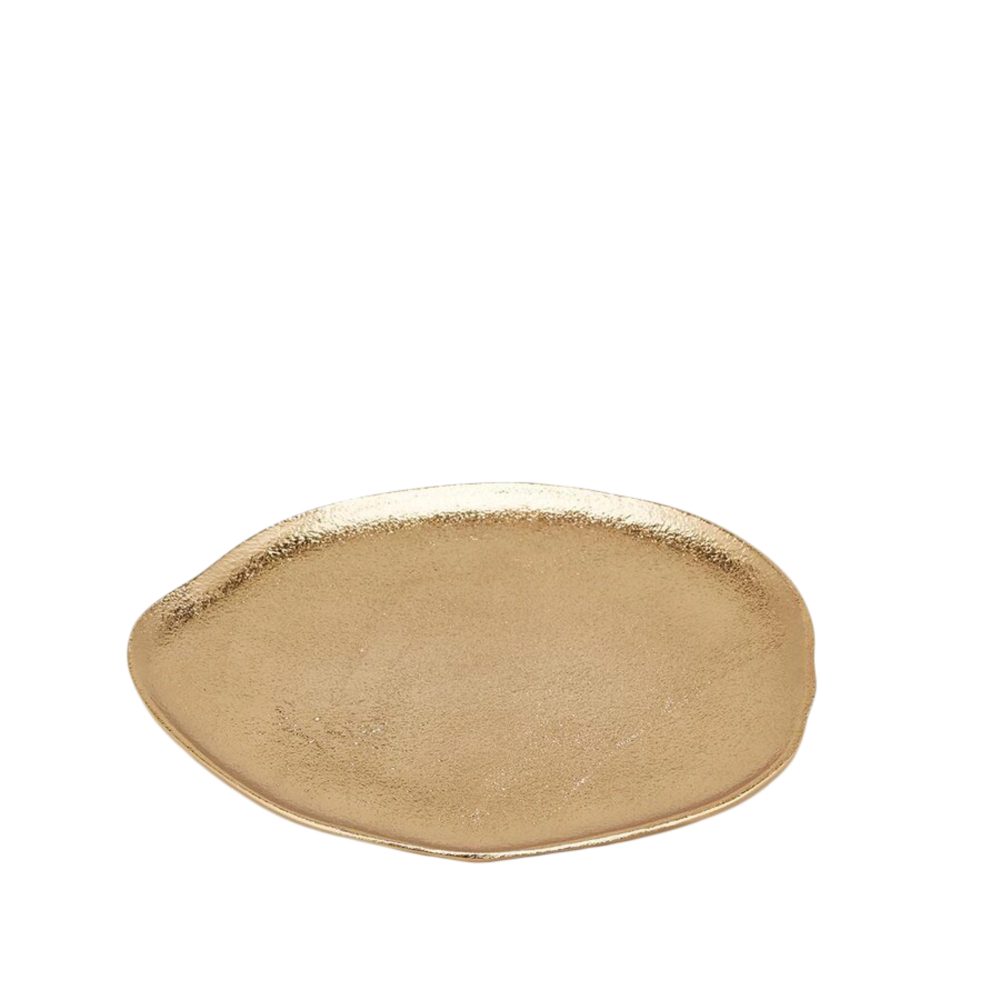 Edg Teller Aluminium Gold D: 22 cm  | Schubiger Möbel