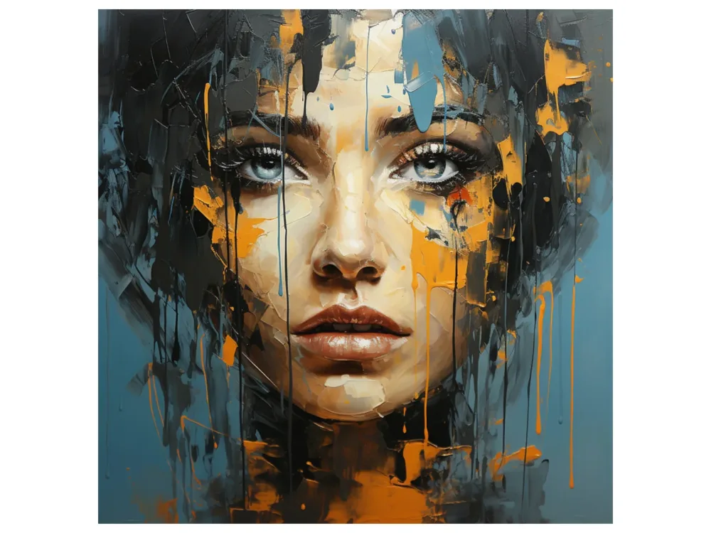 image LAND Alubild Blue Eye Girl  | Schubiger Möbel
