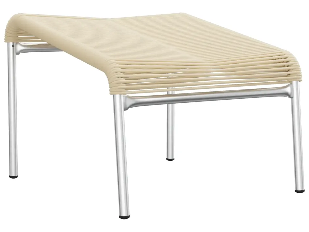 Schaffner Spaghetti-Fuss-Hocker Säntis Feuerverzinkt Braun | Schubiger Möbel