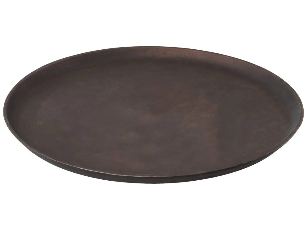 Gasper Teller Amaro, Schwarz H: 3 cm  | Schubiger Möbel