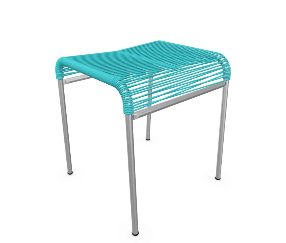 Schaffner Spaghetti-Hocker Säntis Hoch Feuerverzinkt Blau | Schubiger Möbel