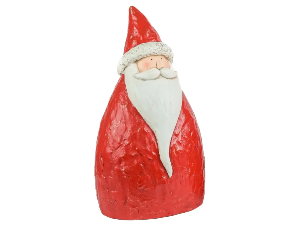 Decofinder Figur Santa Outdoor, Rot/grün, H:50 cm Mehrfarbig | Schubiger Möbel