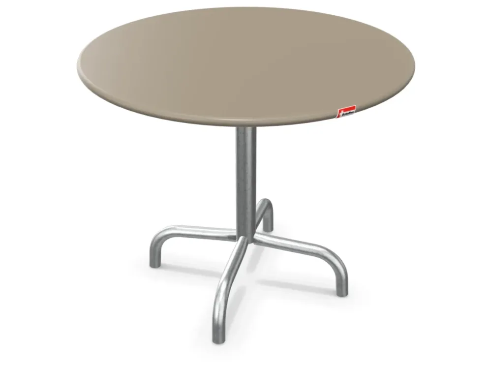 Schaffner Metall-Beistelltisch Rigi Feuerverzinkt Beige | Schubiger Möbel