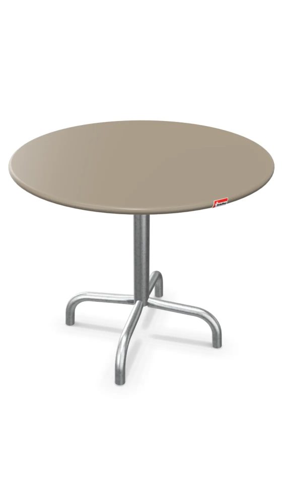 Schaffner Metall-Beistelltisch Rigi Feuerverzinkt Beige | Schubiger Möbel