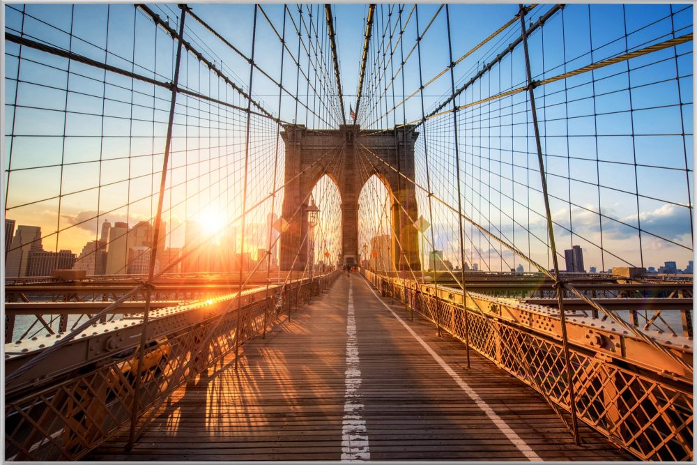 image LAND Bild mit Rahmen Brooklyn Bridge  | Schubiger Möbel