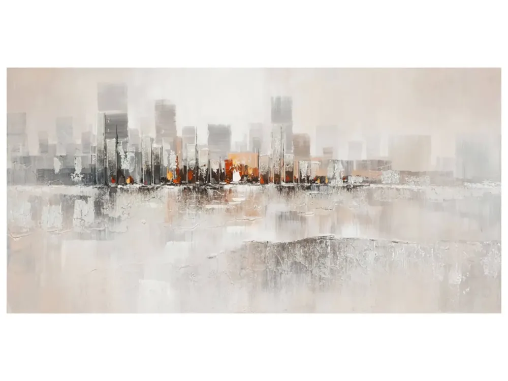 image LAND Bild Verträumte Skyline Rosa | Schubiger Möbel