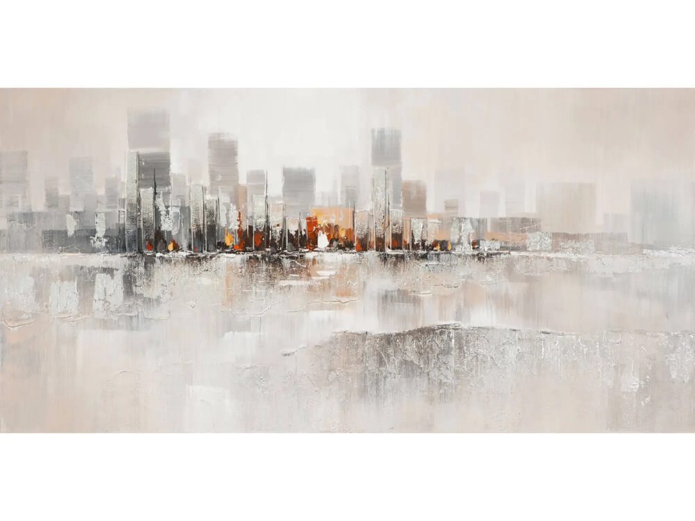 image LAND Bild Verträumte Skyline Rosa | Schubiger Möbel