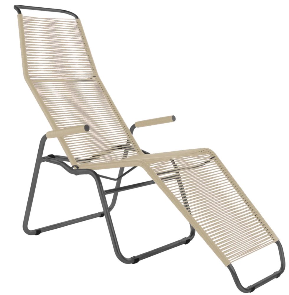 Schaffner Spaghetti-Liege Brissago Beige | Schubiger Möbel