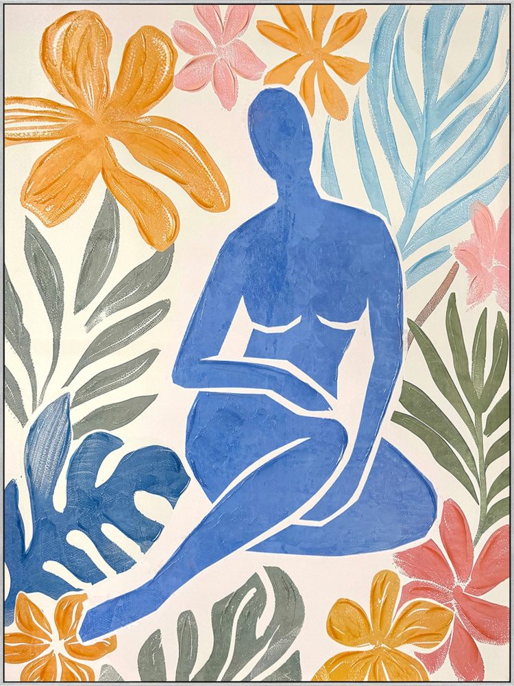 image LAND Gemälde Matisse-Inspiriert Blauer Akt  | Schubiger Möbel