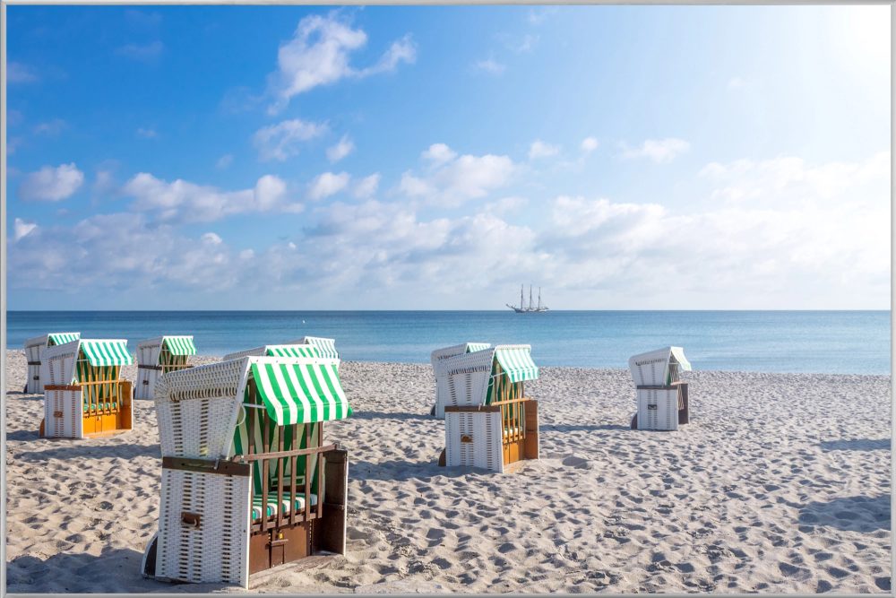 image LAND Bild mit Rahmen Strandkörbe  | Schubiger Möbel